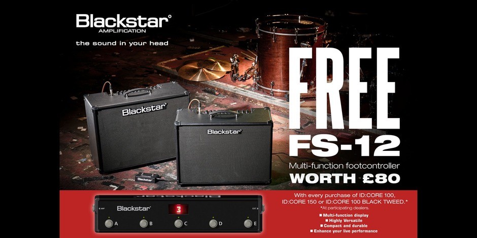 FREE FS-12 Footswitch with Blackstar Amps