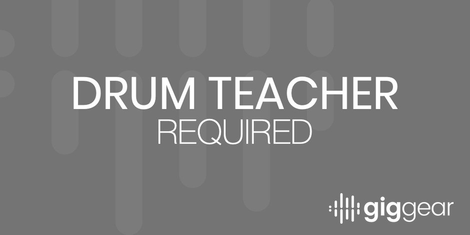 Drum teacher required