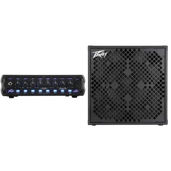 Peavey MiniMEGA Bass Head and MiniMEGA 115 Bass Cabinet BUNDLE