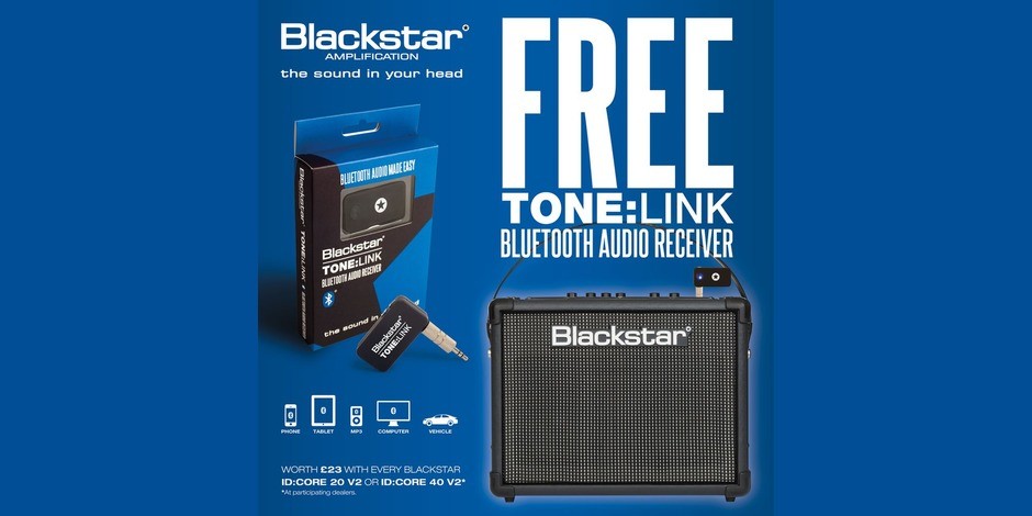 FREE Tonelink with Blackstar ID:Core 20 and ID:Core 40 Amps