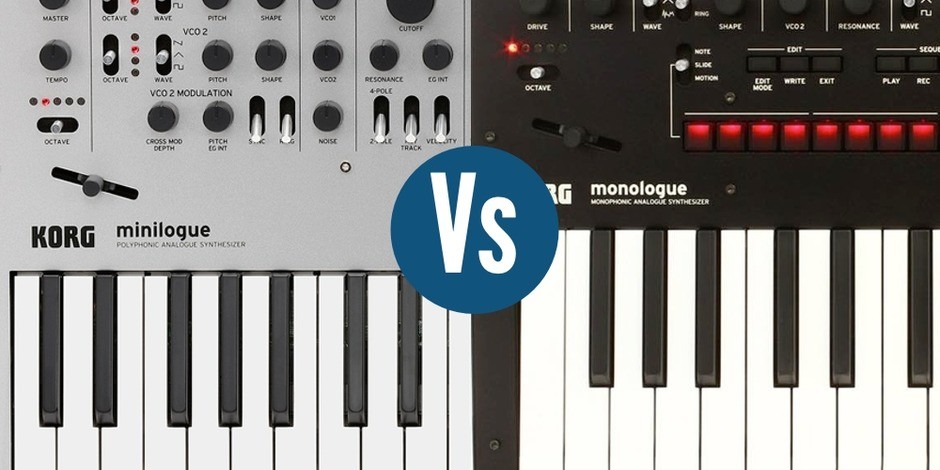 Korg Minilogue vs Monologue