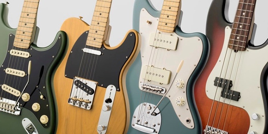 New Fender American Pro Series Guitars and Basses